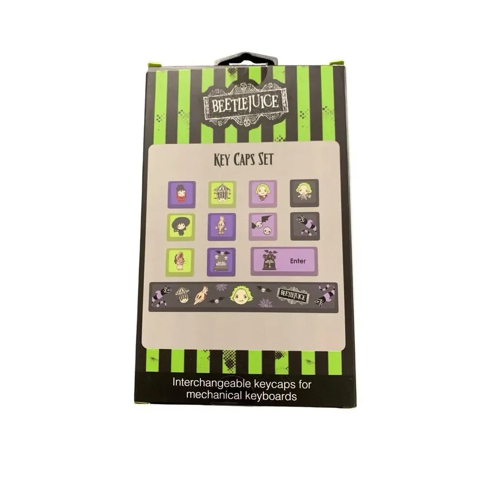 Culturefly Beetlejuice Interchangeable Key Cap Set - Mechanical Keyboards - NIB